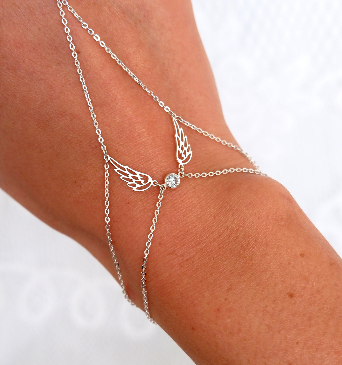 Angel Wing Hand Chain