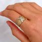 Two Tone X Ring