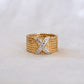 Two Tone X Ring