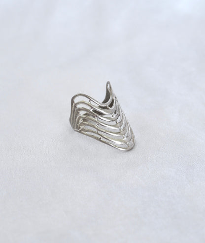 Southwestern Wave Saddle Ring