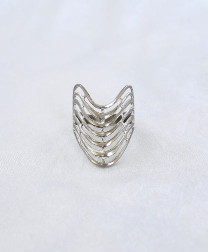 Southwestern Wave Saddle Ring