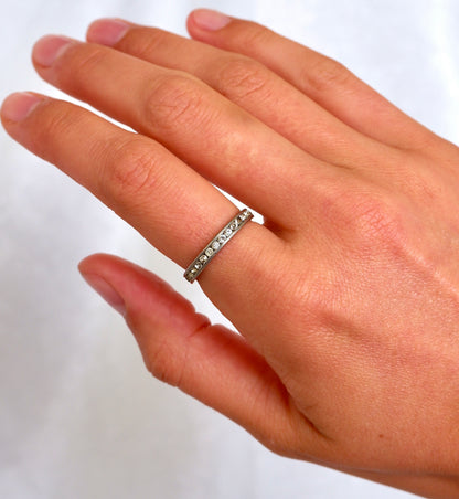 Channel Set Infinity Ring