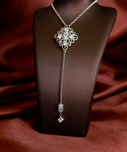 Reworked Vintage Pendant Lariat