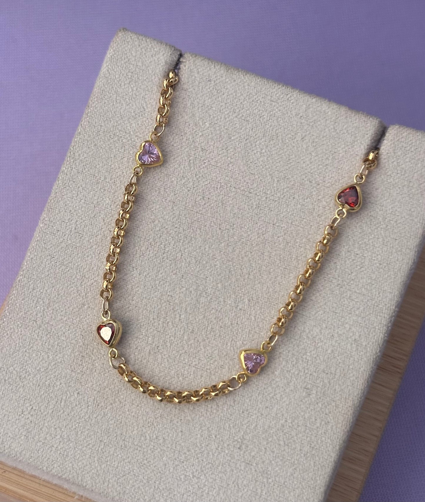 Gold Filled Heart Bracelet