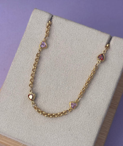 Gold Filled Heart Bracelet