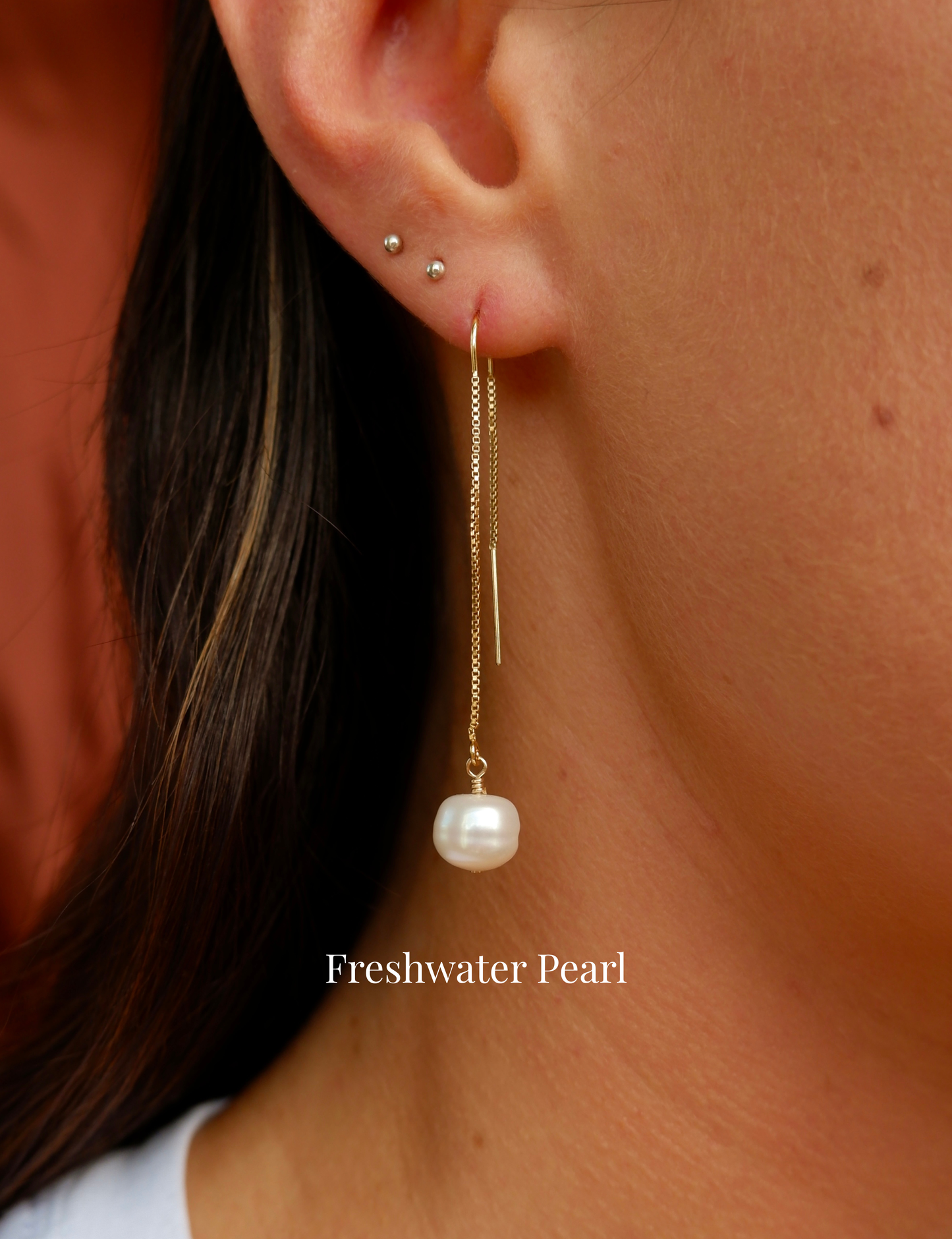 Threader Drop Earrings