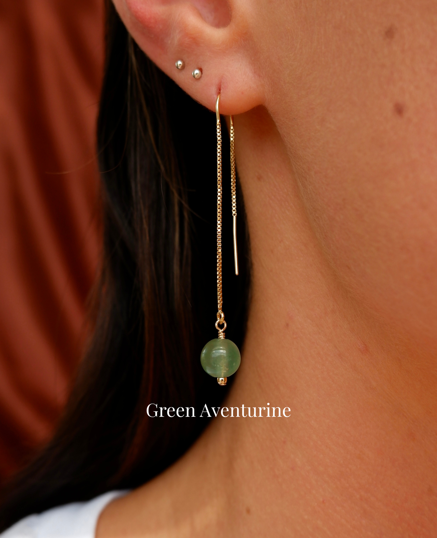 Threader Drop Earrings