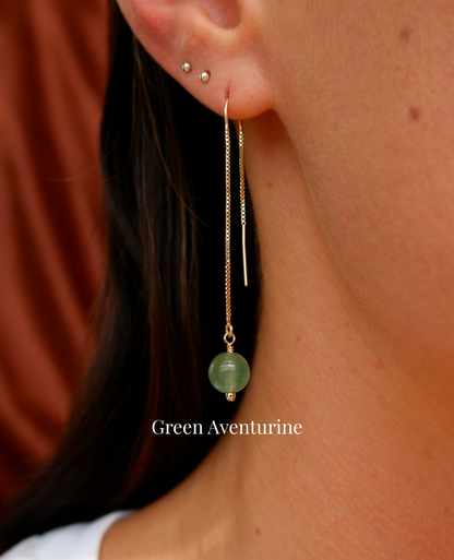 Threader Drop Earrings