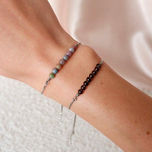 Adjustable Gemstone Bracelet