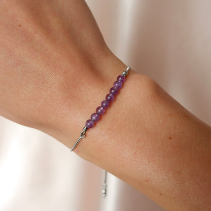 Adjustable Gemstone Bracelet