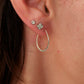 Hammered Hoop Earrings