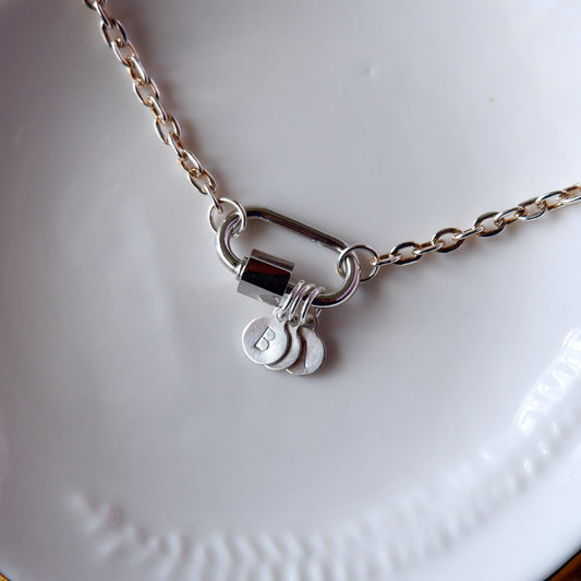 Carabiner Charm Necklace