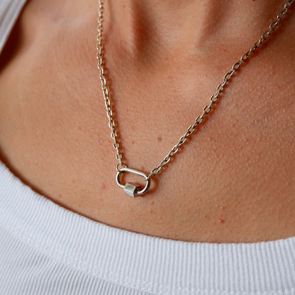 Carabiner Charm Necklace