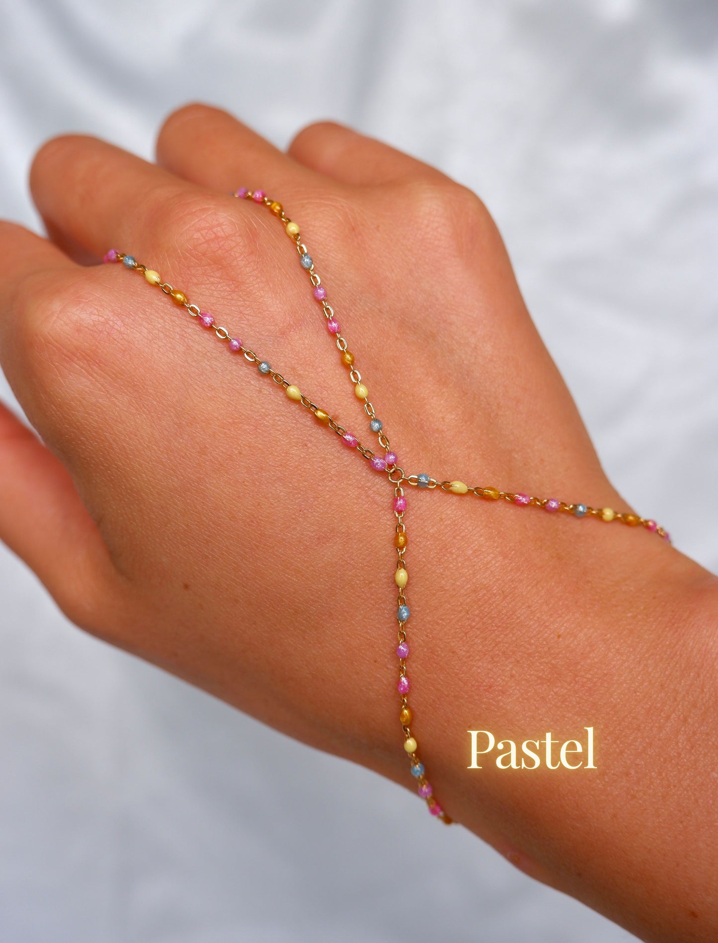 Colorful Enamel Hand Chain