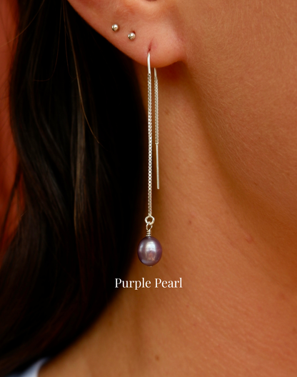 Threader Drop Earrings