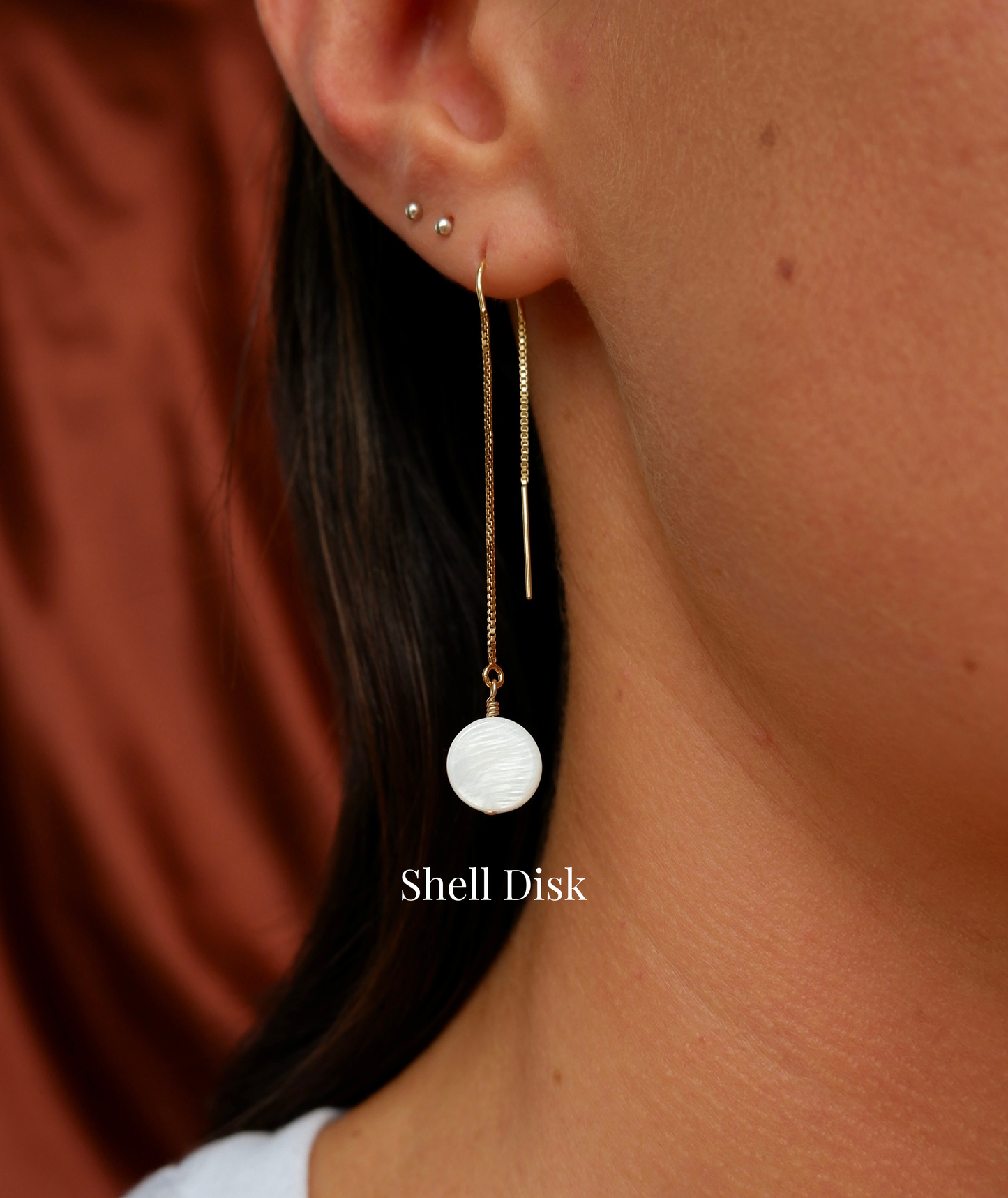 Threader Drop Earrings