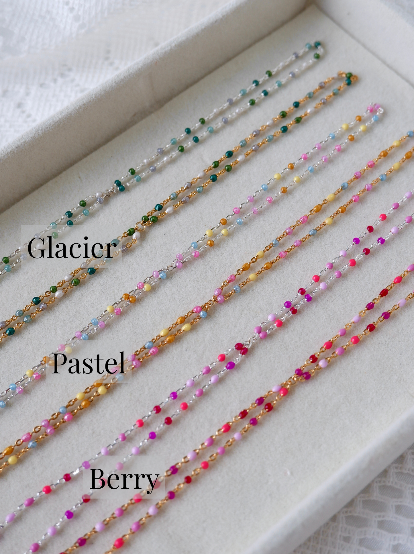 Colorful Enamel Hand Chain
