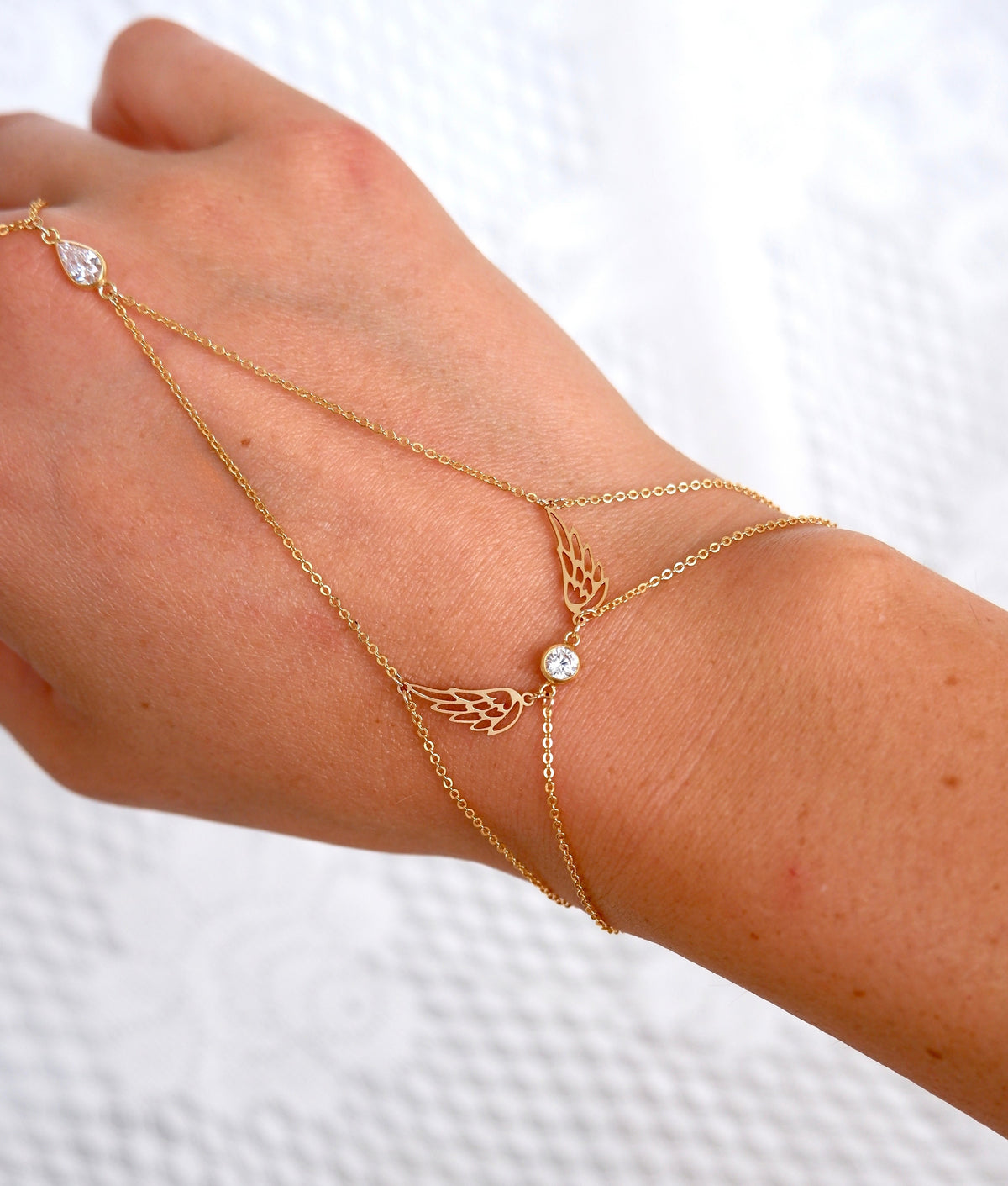 Angel Wing Hand Chain