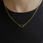 Paperclip Chain Carabiner Necklace