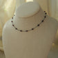 90s Style Garnet Choker Necklac